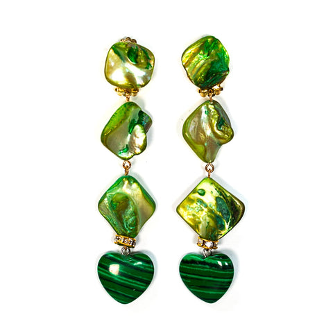 Flirt Earrings Green