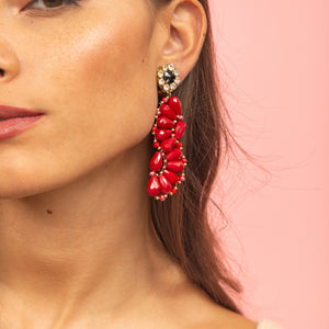Olivia Earrings Red